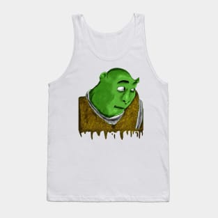 Shrek meme face Tank Top